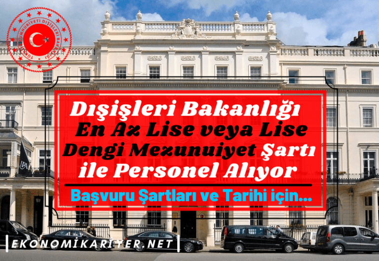 Dışişleri Bakanlığı Personel Alımı