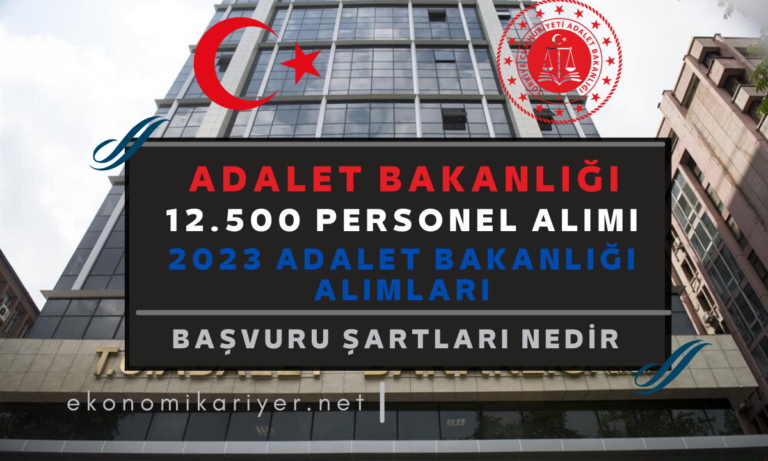 adalet bakanlığı personel alımı
