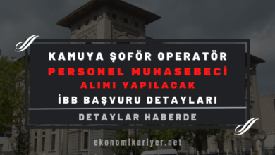 kamuya şoför operatör personeli alımı