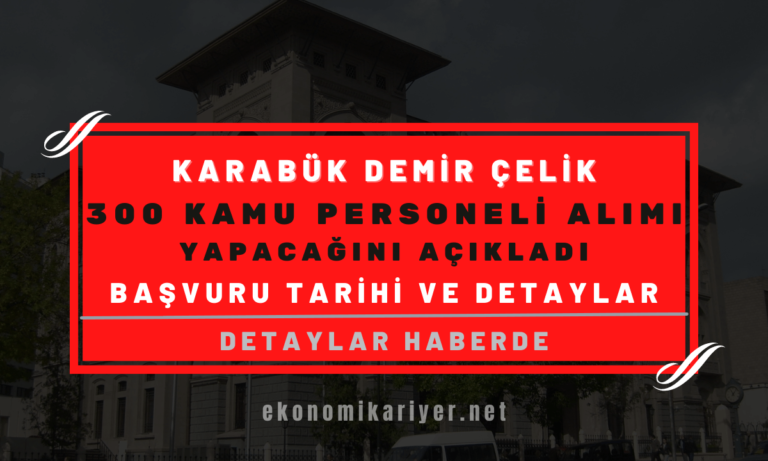 kardemir personel alımı