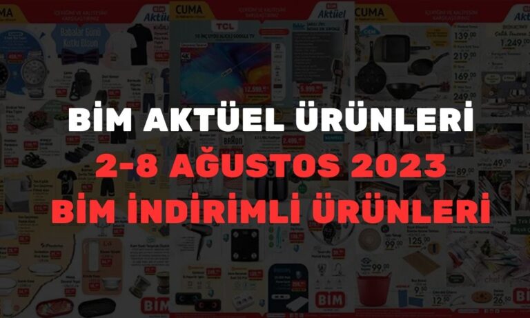 bim aktüel ürünleri