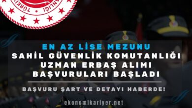 sahil güvenlik komutanlığı personel alımı