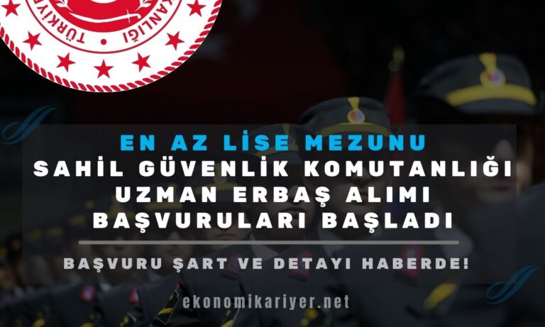 sahil güvenlik komutanlığı personel alımı