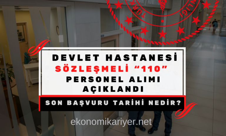 sağlık hastanesi personel alımı