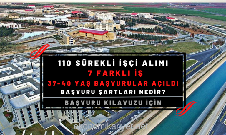 110 sürekli işçi alımı