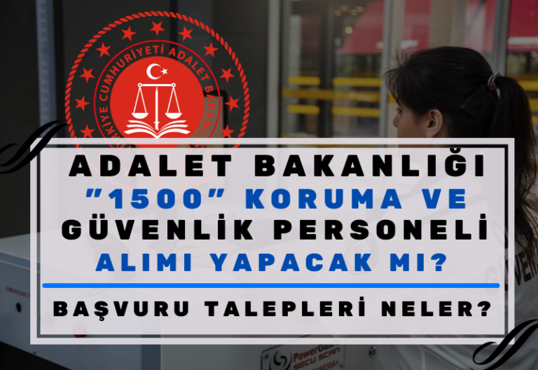 adalet bakanlığı koruma alımı