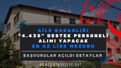 aile bakanlığı personel alımı