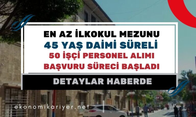 en az ilkokul kamu işçisi alımı