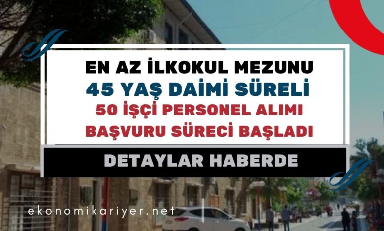 en az ilkokul kamu işçisi alımı