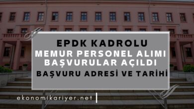 epdk personel alımı