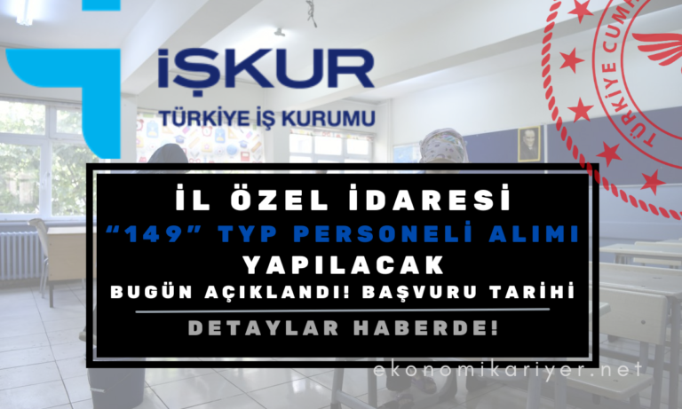il özel idaresi personel alımı