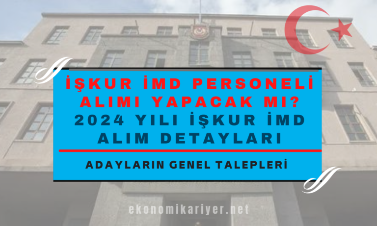 işkur imd personel alımı 2024