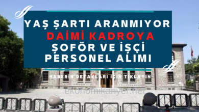 kamu daimi şoför alımı