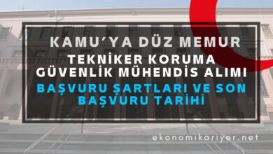 kamu düz memur alımı