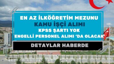 kamu işçi alımı