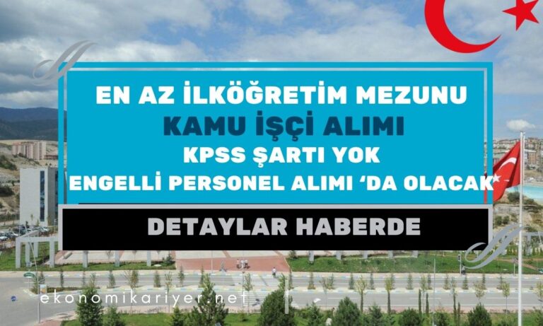kamu işçi alımı