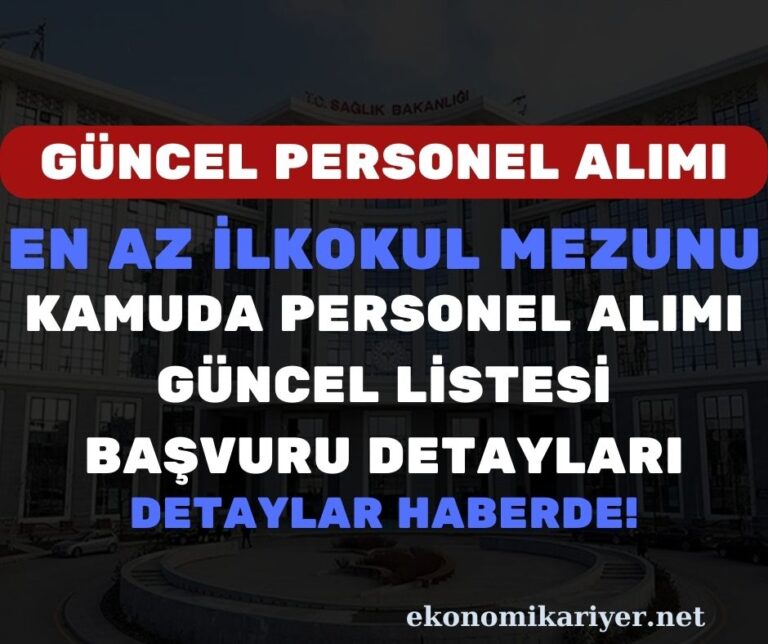 kamu personel alımı