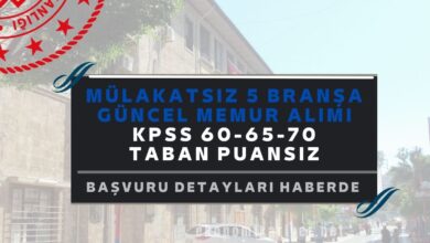 kpss taban puansız memur alımı