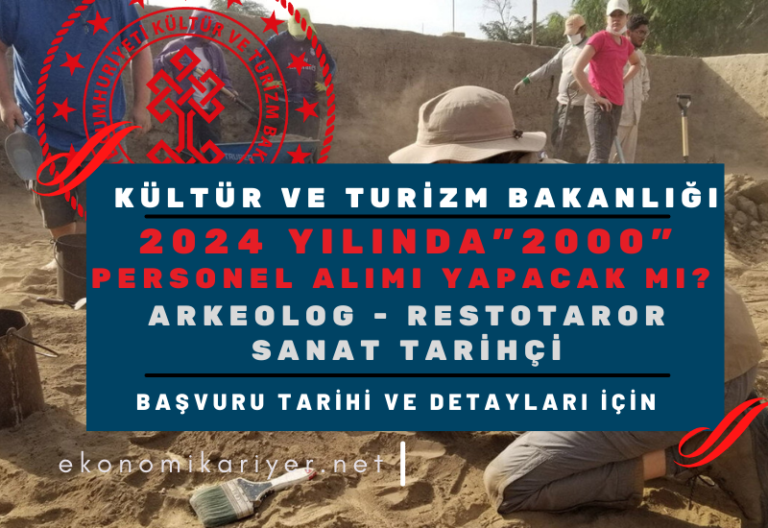 kültür ve turizm bakanlığı personel alımı