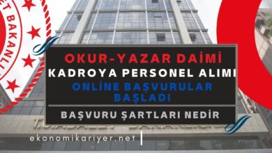 okur yazar kamu personel alımı