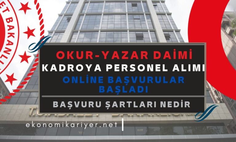 okur yazar kamu personel alımı