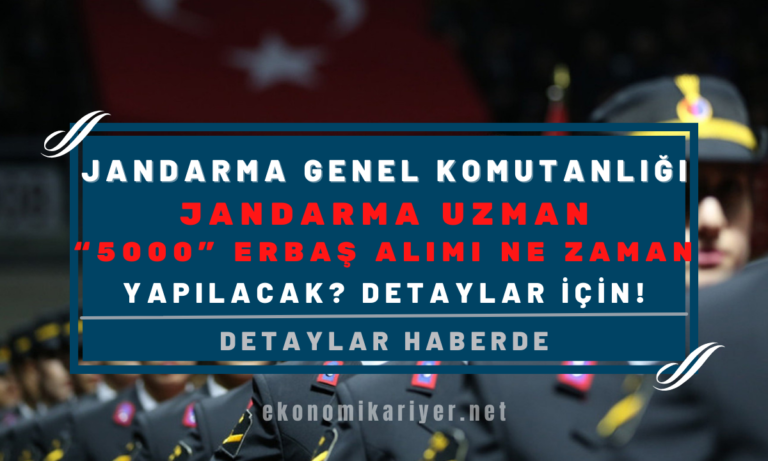 jandarma uzman erbaş alımı