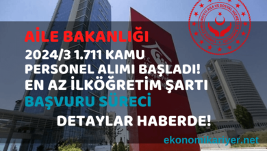 aile bakanlığı 2024 personel alımı