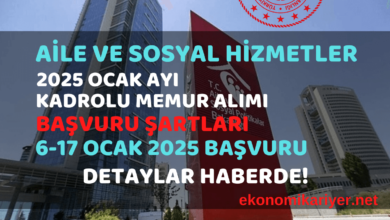 aile bakanlığı memur alımı 2025