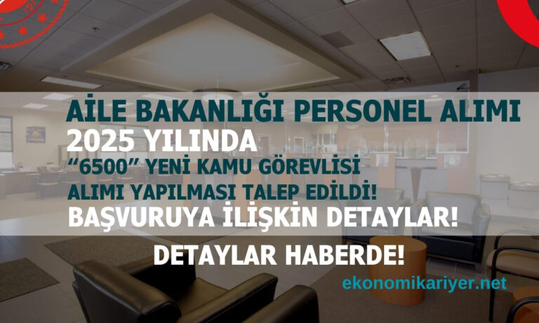 aile bakanlığı personel alımı