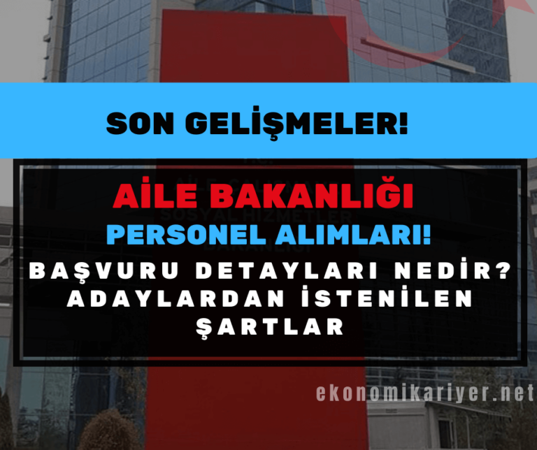 aile bakanlığı personel alımı