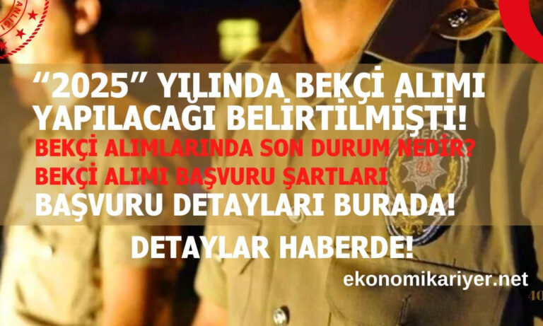 bekçi alımı 2025