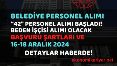 belediye işçi alımı