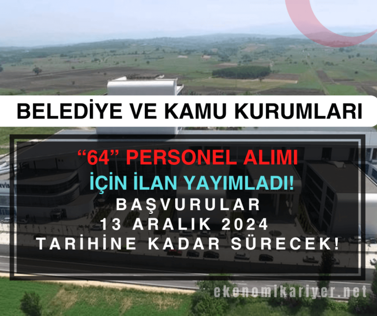 belediye işçi alımı