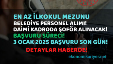 belediye şoför alımı