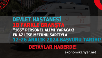 hastane işçi alımı