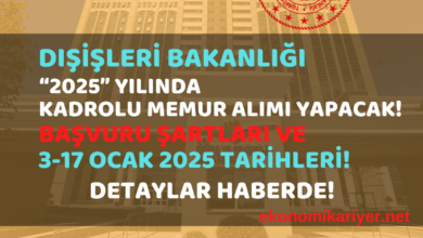 dış işleri memur alımı