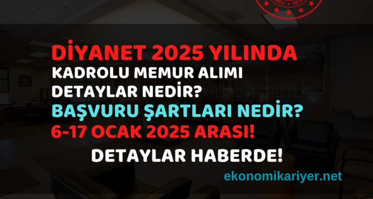 diyanet memur alımı