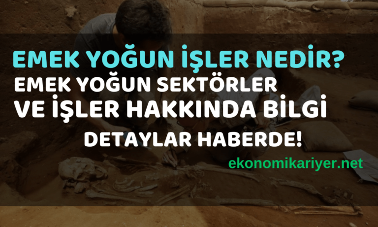 emek yoğun işler