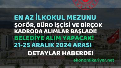 ilkokul belediye işçi alımı