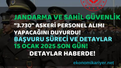 jandarma personel alımı