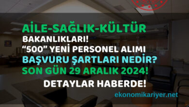 kamu bakanlık personel alımı