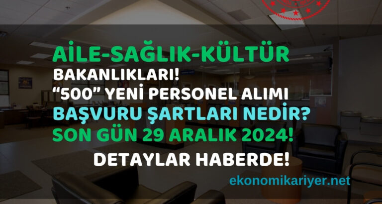 kamu bakanlık personel alımı