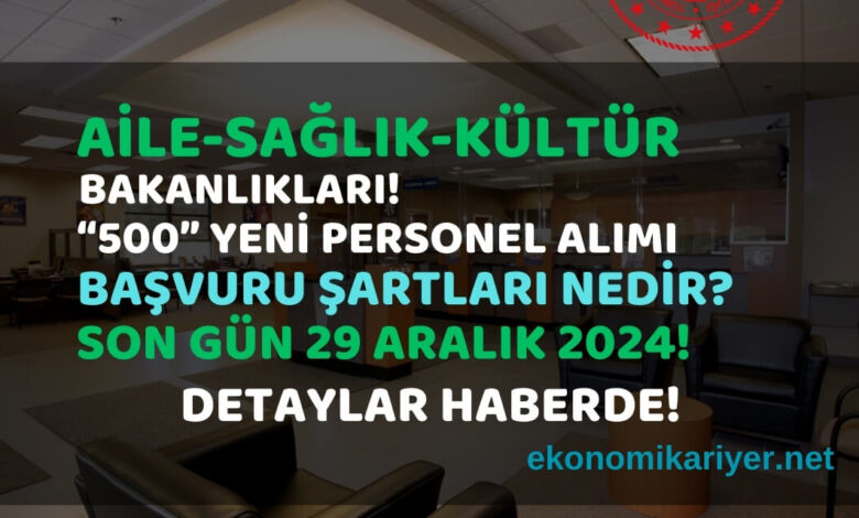kamu bakanlık personel alımı