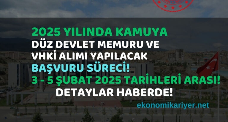 düz memur alımı
