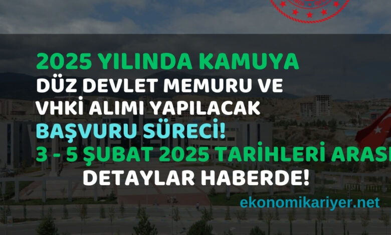 düz memur alımı