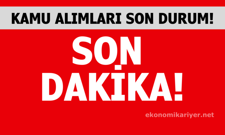kamu personeli alımı 2024 kamu işçi alımları