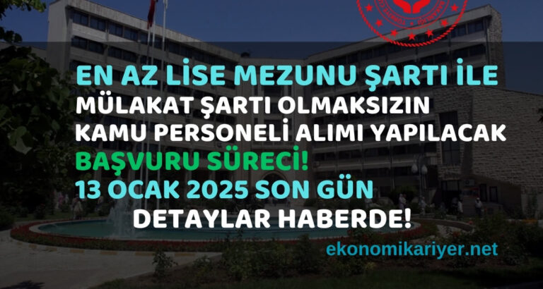 kamuda mülakatsız alım
