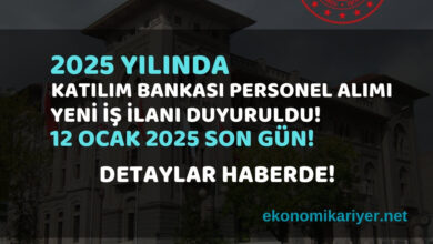 katılım bankası personel alımı
