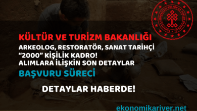 kültür turizm bakanlığı personel alımı