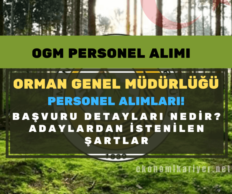 orman genel müdürlüğü personel alımı, orman genel müdürlüğü orman muhafaza memuru alımı 2024